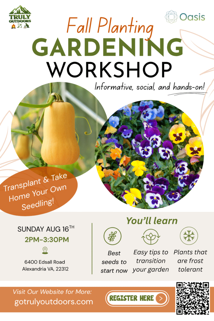 foundations of gardening workshop flyer (24 x 36 in)
